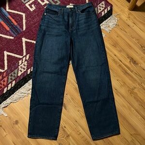 Madewell Baggy Straight Jeans